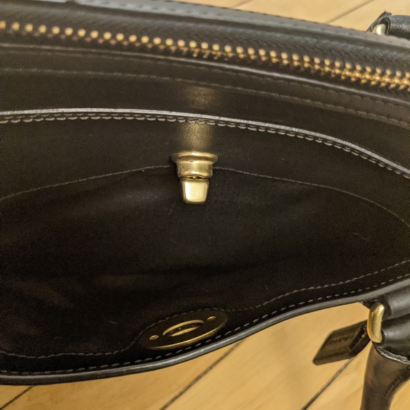 Coach Hampton Turn Lock Satchel - Picture 10 of 11